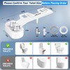 Hot and Cold Bidet Attachment for Toilet, Ultra-Slim Bidet Attachment
