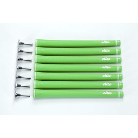 elitegrips C48 Golf Grips, Set of 7, Signal Green with Backline