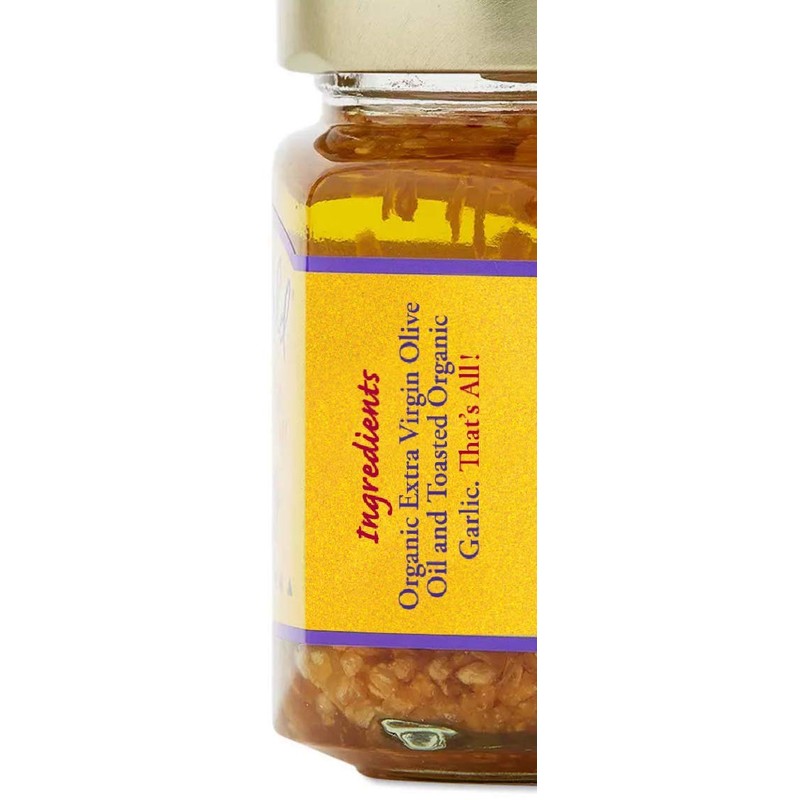 Garlic Gold Toasted Granules in Extra Virgin Olive Oil, USDA