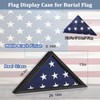 Nixvexy Burial Flag Display Case - Fits 5' x 9.5'