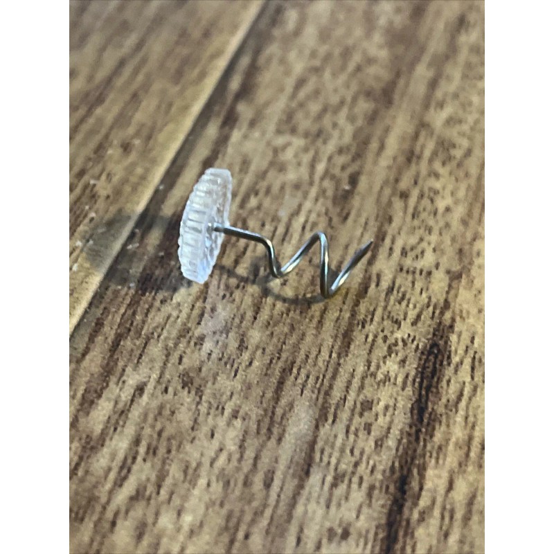 Gothabach Twist Pins, Clear Heads Upholstery Twist Pins Bed Skirt