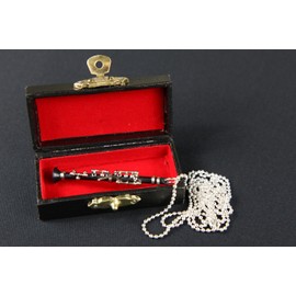 Miniblings Necklace Necklace 80 cm Klarinettist Music Musician Clarinet with Case