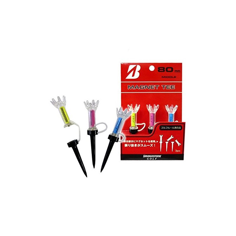 BRIDGESTONE(ブリヂストン) ゴルフ ティー マグネットティー ミドルティー 80mm GAGMTM