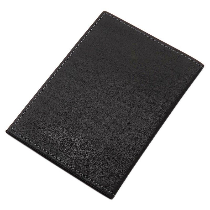 myledershop Genuine Leather ID Card Holder with 2 Compartments in