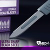 MedHelp Disposable Scalpels 10 - Dermaplaning Tool Scalpel Blades 10