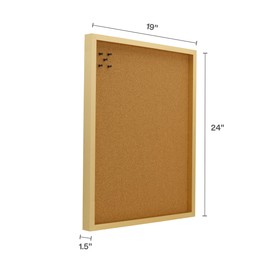 Mikasa Gold Framed Cork Board, Includes 5 Tacks