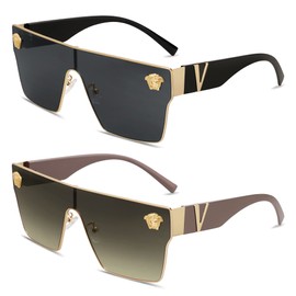 Allarallvr Oversized Square Sunglasses For Women Men Vintage Trendy Classical Gafas De Sol Para Mujer Sun Glasses AR82087