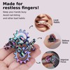 Infinity Gear Fidget Toy, Solid Metal Never Ending Flippy Novelty