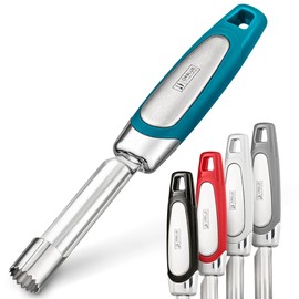 Orblue Premium Apple Corer Tool - Durable Stainless Steel Fruit Core Extractor Tool - Apple Corer Remover, Blue