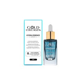 GOLD COLLAGEN Hydra Essence - Daily Moisture, Hyaluronic Acid Serum for Face & Neck, Repairing & Plumping Effect for Smoother Skin - Face Serum for Skincare, Helps Reduce Fine Lines & Wrinkles, 30 ml