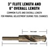 Drill America - DWDCO5/8 5/8" Reduced Shank Cobalt Drill Bit