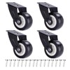 4 Pieces Small Gate Wheel Anti-Sag Door Bottom Support Wheels