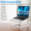 GleYo Laptop Stand for Desk Detachable Aluminum Computer Riser Portable