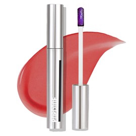 Peel Off Lip Stain NEW FORMULA - Long Lasting, Transfer Proof and Waterproof Tattoo Lip Tint, Matte Finish Lip Stain Peel Off, Infused with Vitamin E & Algin & Hydroxyacetophenone, #001 Rose Wood