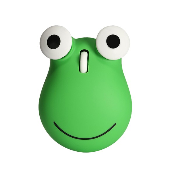 Wireless Mouse Bluetooth Cute Animal Green Frog Shaped Mouse with