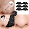 10 20 50 100PCS 블랙 도트 리무버 케어 마스크 스티커