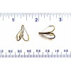 Gerry's Tackle 25 GT 3551W Bronze Weedless Treble Hooks size