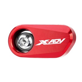 LLIDFONK For Honda X ADV XADV 750 X-ADV 750 2017-2025 Aluminium Accessories Motorcycle Front Wheel ABS Sensor Protector Guard Lid (Red)
