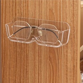GNAUMORE Brillenhalter Wand Brillenaufbewahrung,Auto Brillenablage Selbstklebend,Sonnenbrillen Aufbewahrung Halterung,Wand Brillenablage Wandhalterung Eyewear Storage Organizer 3PC