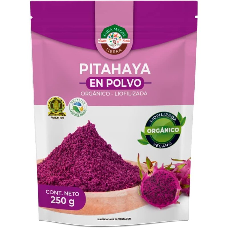 PITAYA ORGÁNICA LIOFILIZADA 250GR (DRAGON FRUIT)