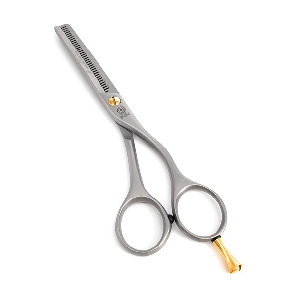 NTS-Solingen Silver Star Line Professional Thinning Scissors Hairdressing Scissors Matt Satin (5.5 Inches = 14 cm)