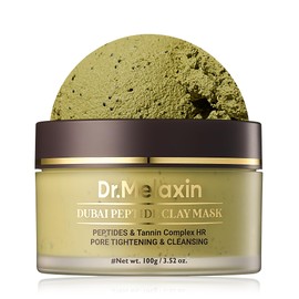 Dr.Mealxin DUBAI PEPTIDE CLAY MASK Moisture-Rich Whipped Clay Texture Contains Charcoal for Pore & Skin Texture Care korean skin care