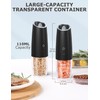 innhom Gravity Electric Salt and Pepper Grinder Set Salt Grinder