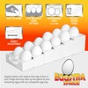 Think Up Designs Eggstra Space Egg Organizer for Refrigerator, Adjustable