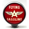 FLYING A GASOLINE "Red background" 13.5" Gas Pump Globe -