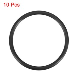 sourcing map Nitrile Rubber O-Rings 27mm OD 23mm ID 2mm Width, Metric Sealing Gasket for Automotive Machine Plumbing, Pack of 10