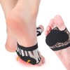 Baisdan Foot Thongs for Dance, 1 Pairs Anti-Slip Half Sole