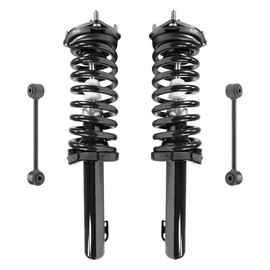 Front Pair Suspension Complete Struts & Springs with Sway Bar Link Kit Replacement for 2005-2010 Jeep Grand Cherokee