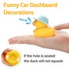 wonuu Car Duck Ornament Dashboard Decorations Rubber Duck Car for