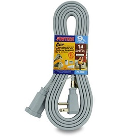 Powtech 9 Foot Air Conditioner and Appliance Extension Cord UL Listed