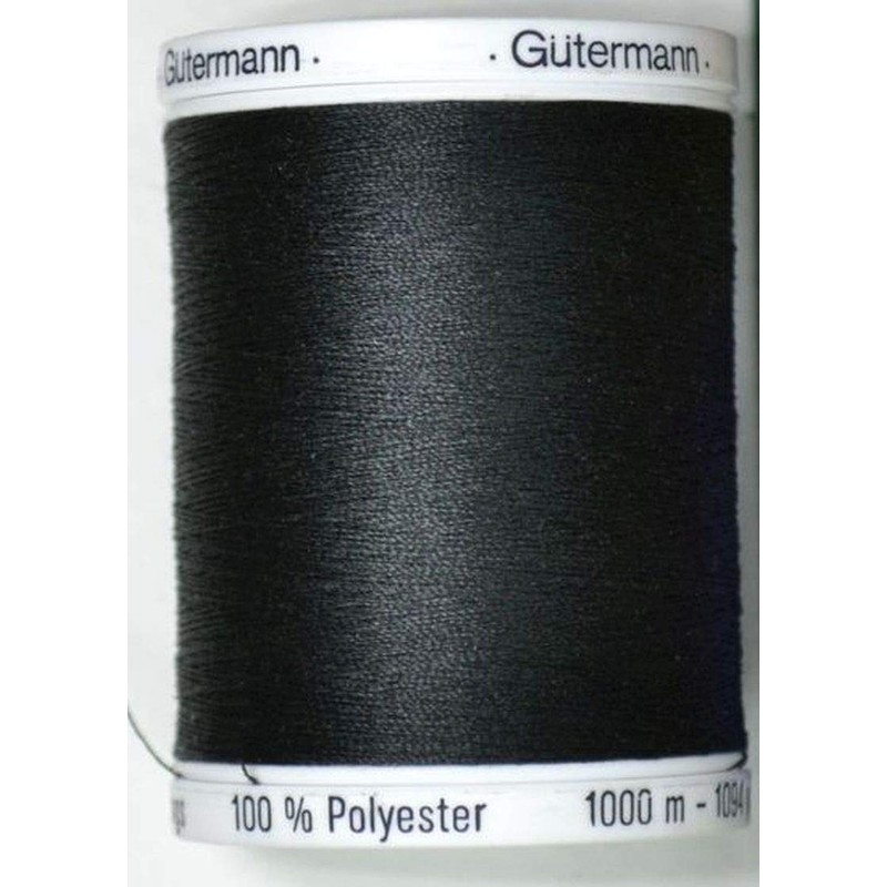 Gütermann enthältl Gewinde, Polyester, Schwarz, 1000 m