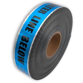 ACE Supply Underground Water Line Detectable Tape - Detectable Underground Tape - 2 Inch x 1000 Ft Length, 5 Mil - Buried Electrical Tape Used for Utility Marking Tape