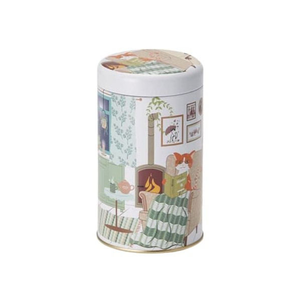 Cha Cult teemando® Oskar Tin 150 g Tinplate, Round, Slip-On