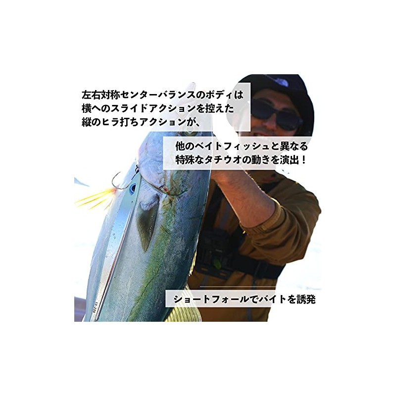 アズーロ ルンゴII 220g タテホロシルバーＧＨ オフショア ジグ タチウオパターン スロージギング ジギング