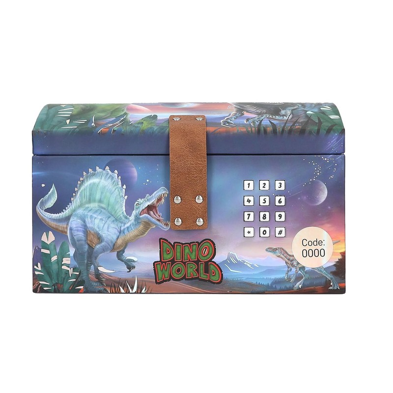 Depesche 13441 Dino World Treasure Chest in Dino Design with