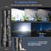 Flashlights LED High Lumens Rechargeable, Goreit 20,000 Lumens XHP70.2 Super
