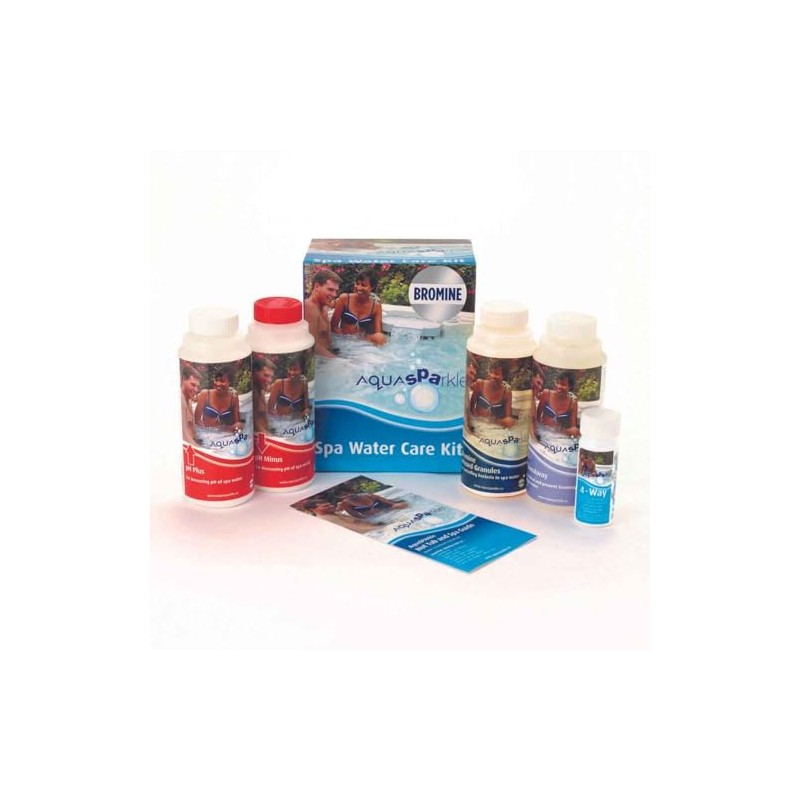 AQUASPARKLE Bromine Spa Starter Kit - Hot Tub Chemical Kit