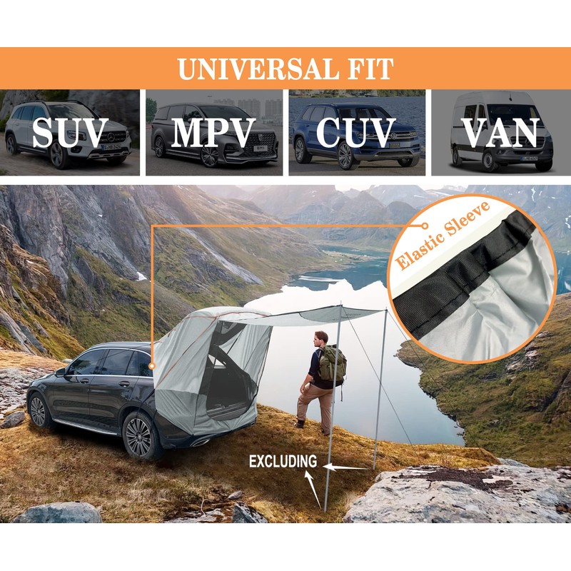 Hasika Canopy Tent Easy Set Up Sun Shade with Mesh