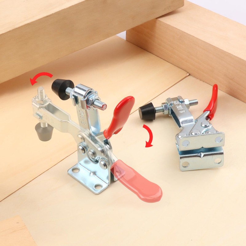 Biugaaufai 15 Packs GH-225D 500lbs Holding Capacity Toggle Clamps, Quick-Release