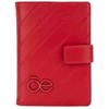 Cloe Porta Pasaporte Grande Look Troquelado Color Negro para Mujer