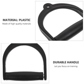 BESPORTBLE 1pc Big Handle Gym Supplies Gym Cable Handle Bands Handles Exercise Bands Workout Accessories Banda De Resistencia para Ejercicios Drawstring Boating Plastic Fitness Indoor