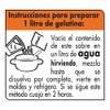 D´Gari Polvo para preparar gelatina con agua sabor fresa 120
