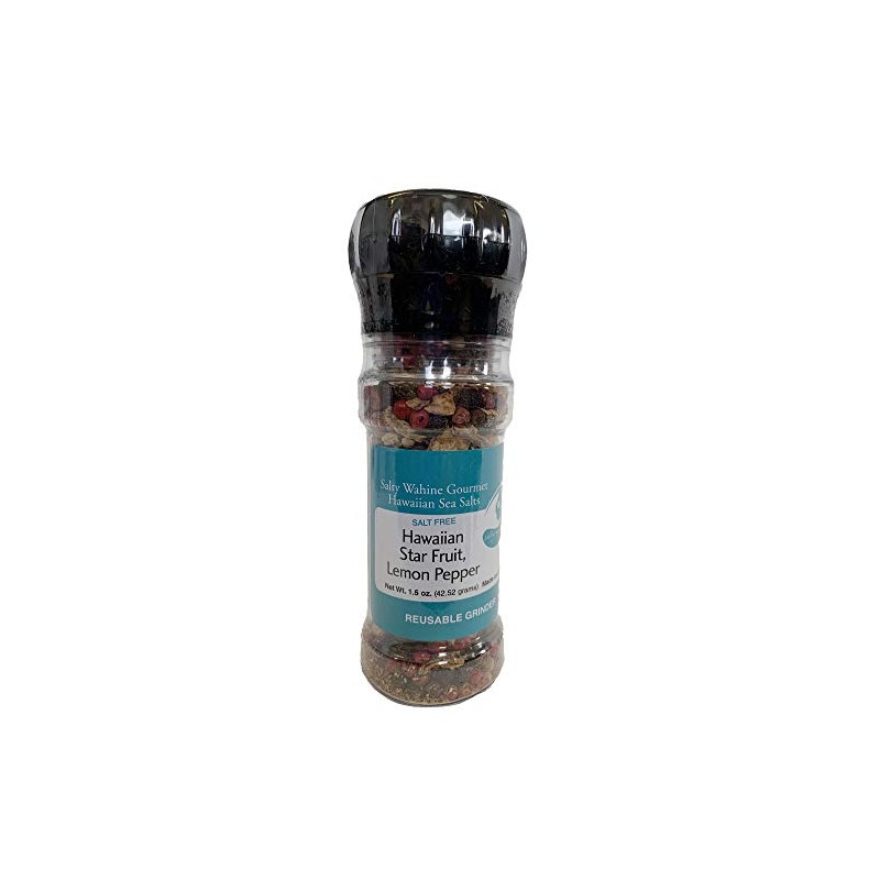 Salty Wahine Gourmet Hawaiian Sea Salts, Hawaiian Star Fruit, Lemon