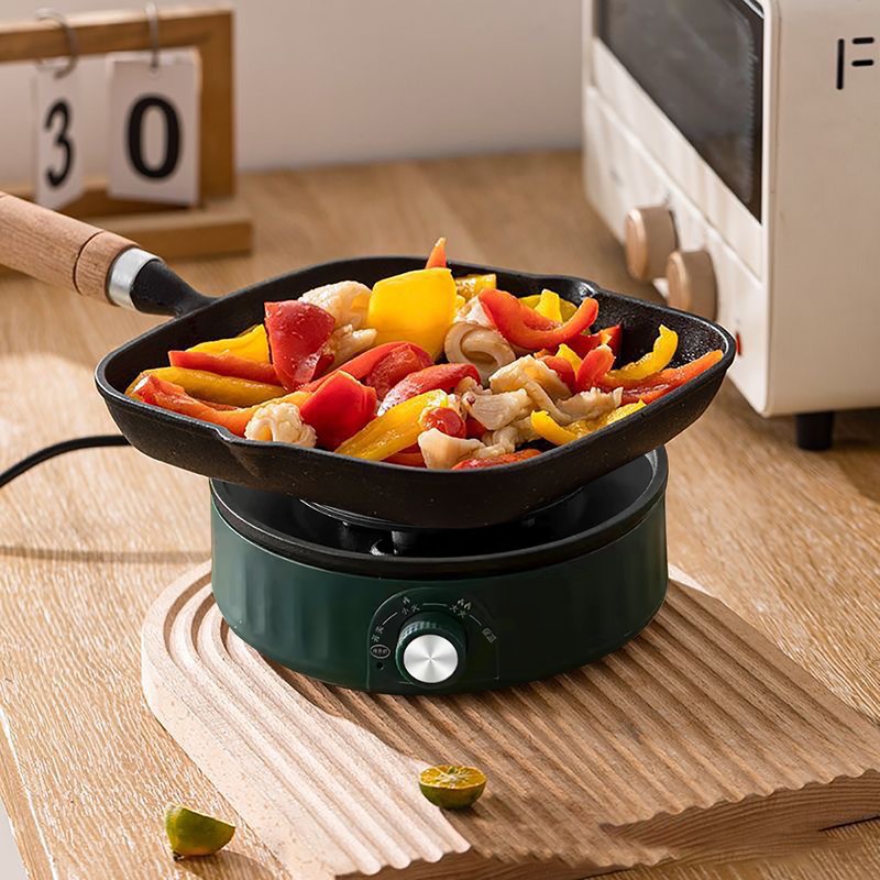 Portable Electric Stove Multifunctional Efficient 800W Small Electric Hot Plate
