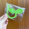 Green Cute Knitted Crochet Leaf Sprout, Handmade Crochet Plant Bookmark,