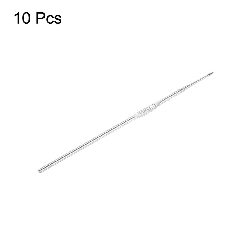 uxcell Stainless Steel Crochet Hook 0.75mm US Size 14 Knitting